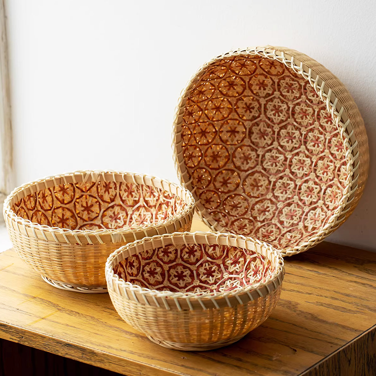Handwoven Rattan Storage Basket