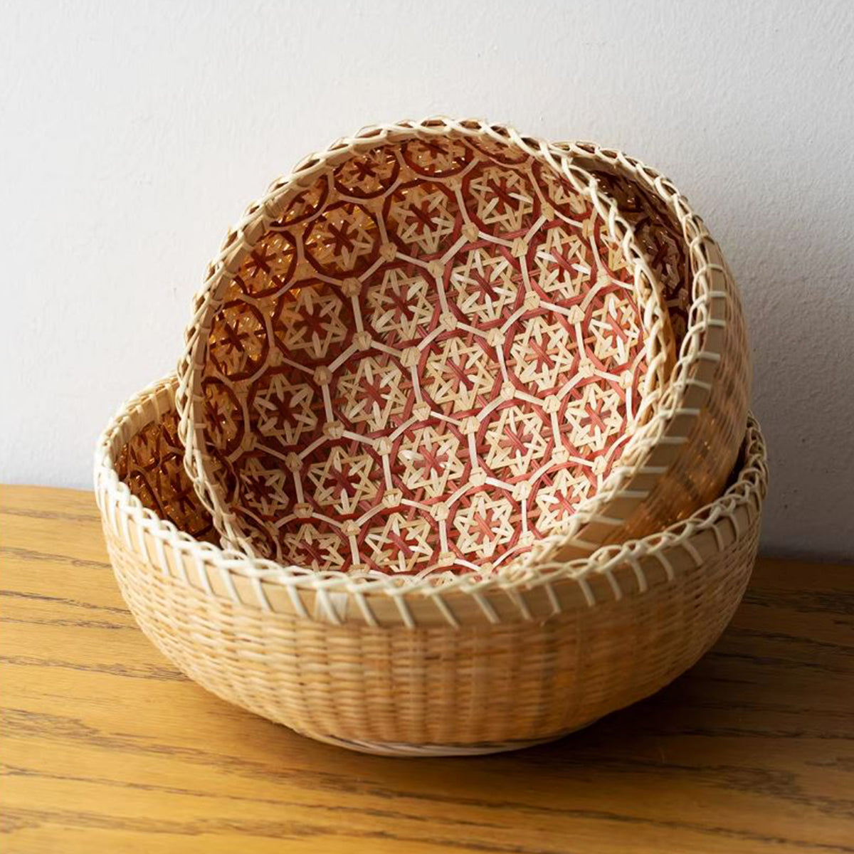Handwoven Rattan Storage Basket