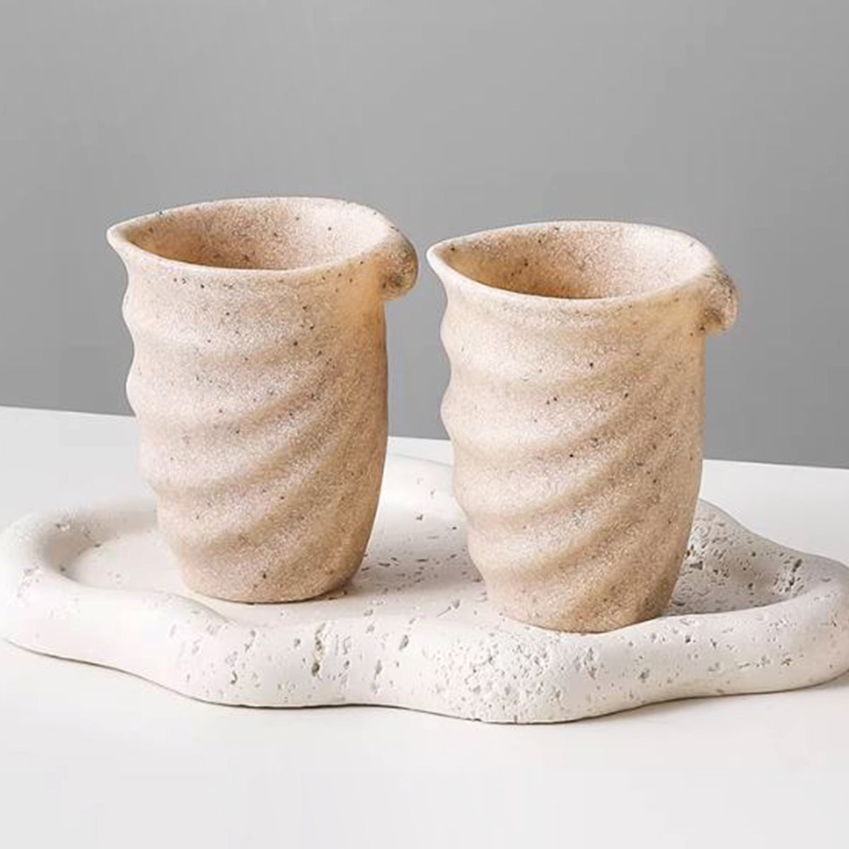 Resin Coastal Shell Tall Cup